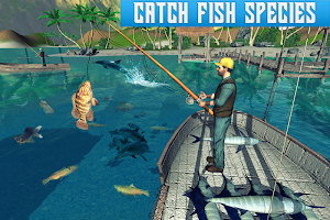 Boat Fishing Simulator: Salmon Wild Fish Hunting Screenshot 0