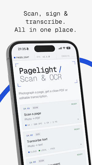 Pagelight: Scanner OCR Screenshot 0