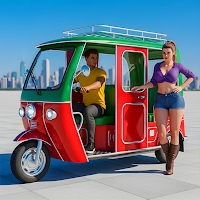 Tuk Tuk Rickshaw Ev Auto Game