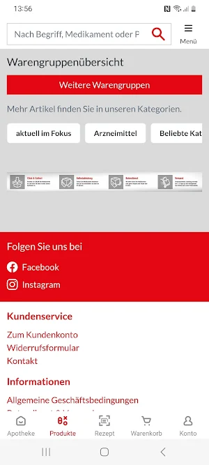 Biber Apotheke: E-Rezept App Screenshot 1