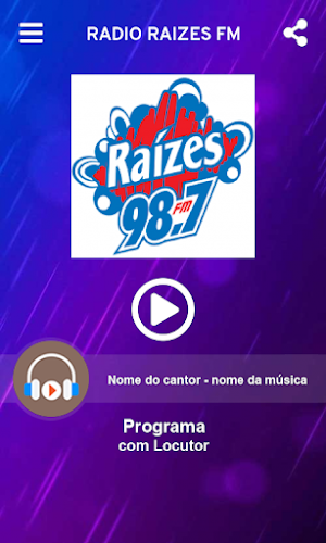 Rádio Raízes Fm Screenshot 0