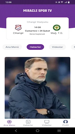 Miracle Spor TV Screenshot 1