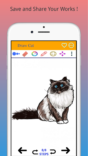 How to Draw Cat Step by Step | Easy Drawing Screenshot 2