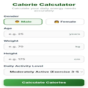 Calorie Calculator Screenshot 0