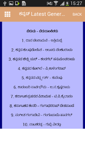 Kannada General Knowledge Screenshot 1