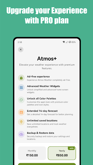 Atmos Weather : maps & widgets Screenshot 2