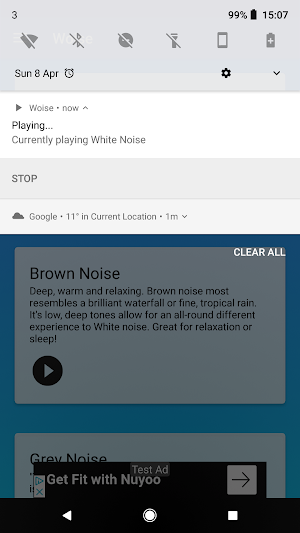Woise - White Noise, Brown Noi Screenshot 1