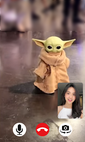Baby Yoda Video Call Screenshot 2