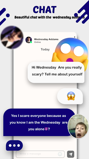 wednesday addams call & games Screenshot 1
