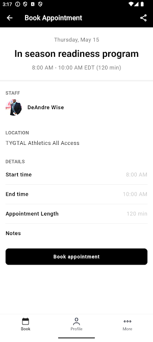 TYGTAL Athletics All Access Screenshot 2