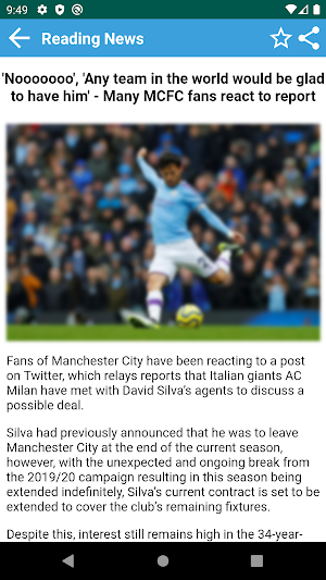 Manchester City Breaking News Screenshot 1