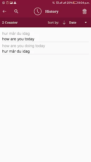 Swedish - English Translator Screenshot 3