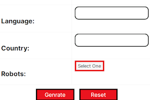 Easy Meta Tag Generator Screenshot 1