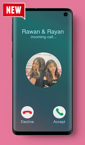 Rawan and Rayan Fake Call Video Simulations Screenshot 0
