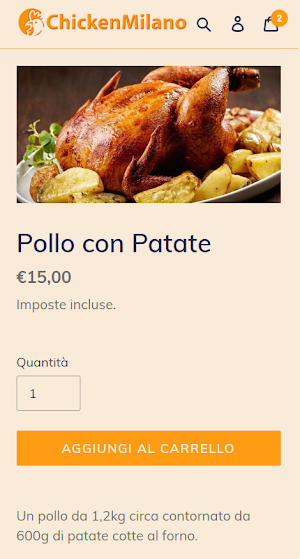 Chicken Milano Screenshot 0