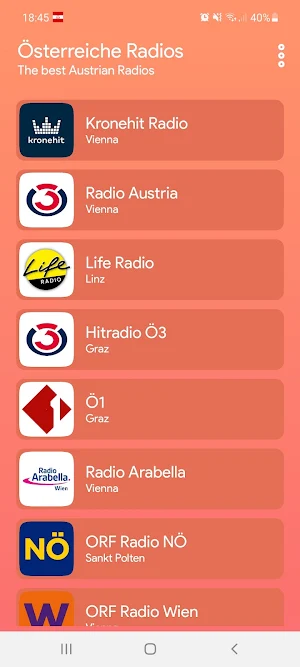 Austrian Radios Screenshot 0
