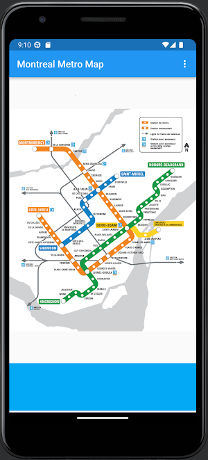MontrealMetroMap Screenshot 1