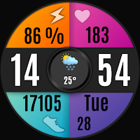 Big Icon Digital Watch Face