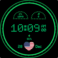 Dotted Digital Watch Face