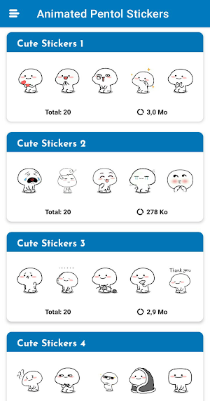 Animated Pentol Stickers Screenshot 0