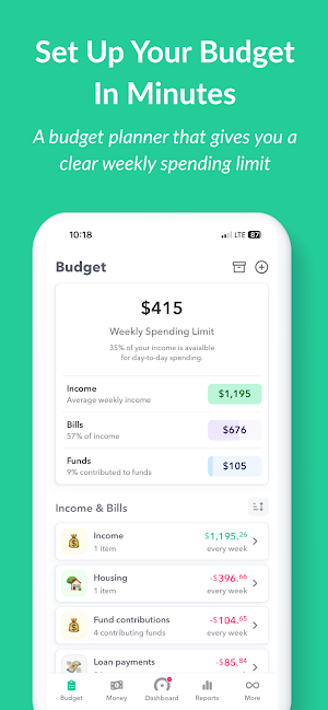 Weekly: Budget Planner & Bills Screenshot 1