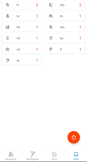 Hiragana Quiz - Katagana,Japan Screenshot 3