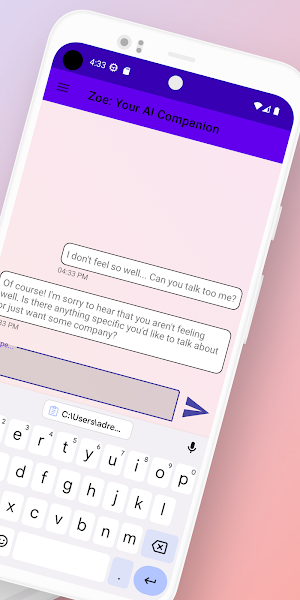 Zoe: Your AI Companion Screenshot 1