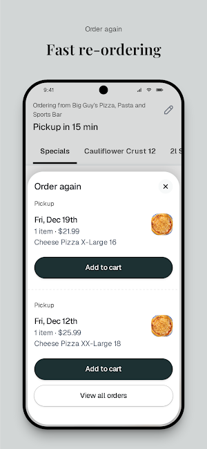 Big Guy's Pizza, Pasta Screenshot 3