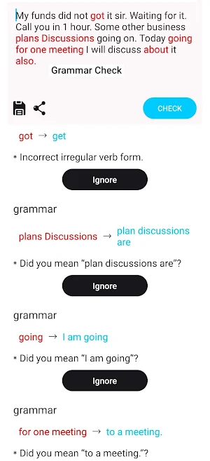 AI Grammar Checker & Assistant Screenshot 2