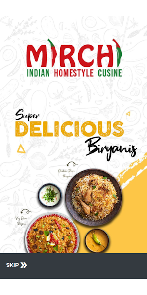 Mirchi Indian Cuisine Screenshot 0