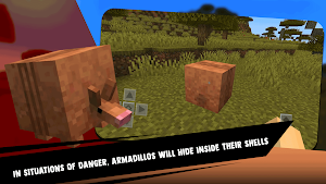 MCPE Armadillo Mobs Modpack Screenshot 1