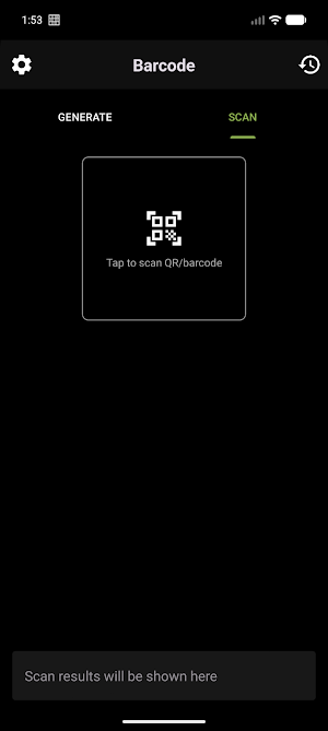 QR/Barcode Generator & Scanner Screenshot 1