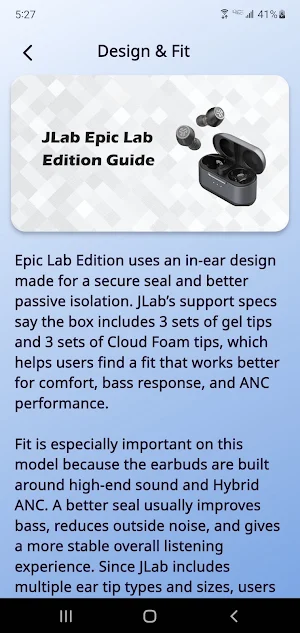 JLab Epic Lab Edition Guide Screenshot 3