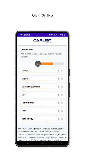 CarlistMalaysia - Car Specs Screenshot 3