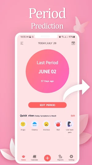 Period Tracker : Pregnancy Calculator Screenshot 0