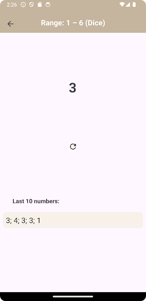 Random Number Picker Screenshot 2