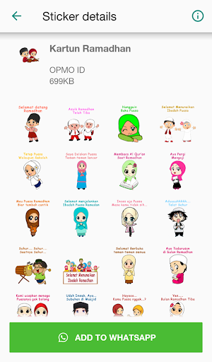 Kartun Ucapan Ramadhan WA | Sticker Screenshot 2