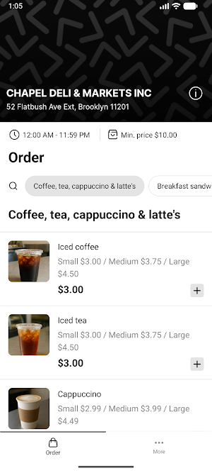 CHAPEL DELI & MARKETS Screenshot 0