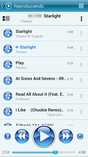 SKIN PLAYERPRO V3 AERO WHITE Screenshot 1