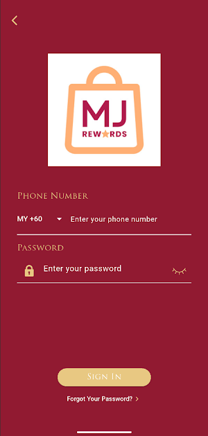 MJ Rewards Screenshot 1