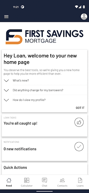 First Savings Mortgage Screenshot 0
