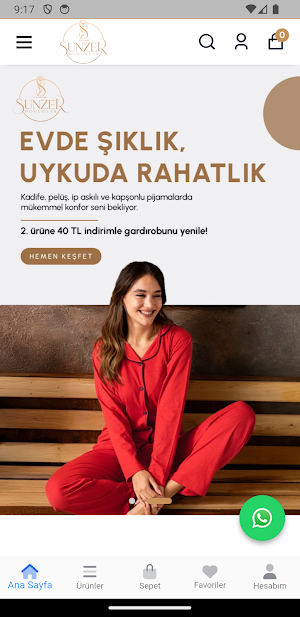 Sunzer Homewear Screenshot 0