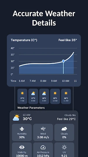 Live Weather Forecast Screenshot 1