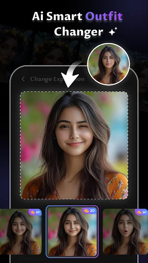 AI Expression & Cloth Changer Screenshot 1