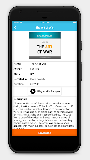 Literature Audiobooks Screenshot 1