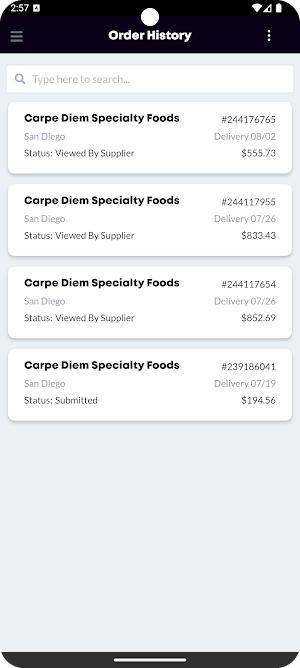 Carpe Diem Specialty Foods Screenshot 3