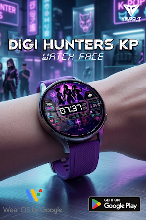 Digi Hunters KP Watch Face Screenshot 0