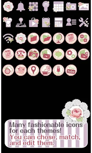 -Lavender Rose-Theme +HOME Screenshot 3