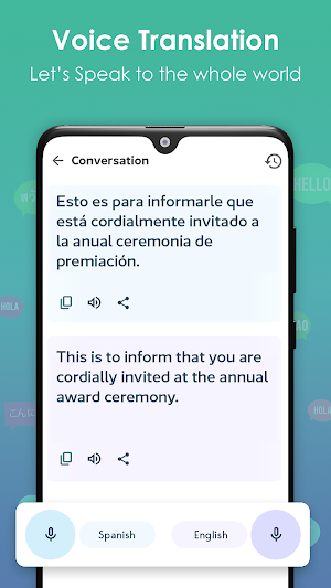 Fast Voice Translator Screenshot 1