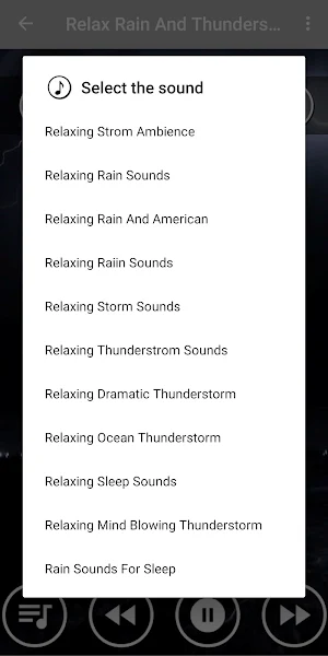 Thunderstorm & Rain Sounds for Sleep & Relaxation Screenshot 1
